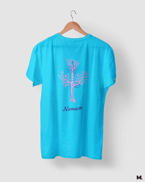 printed t shirts - Namaste yoga - MUSELOT