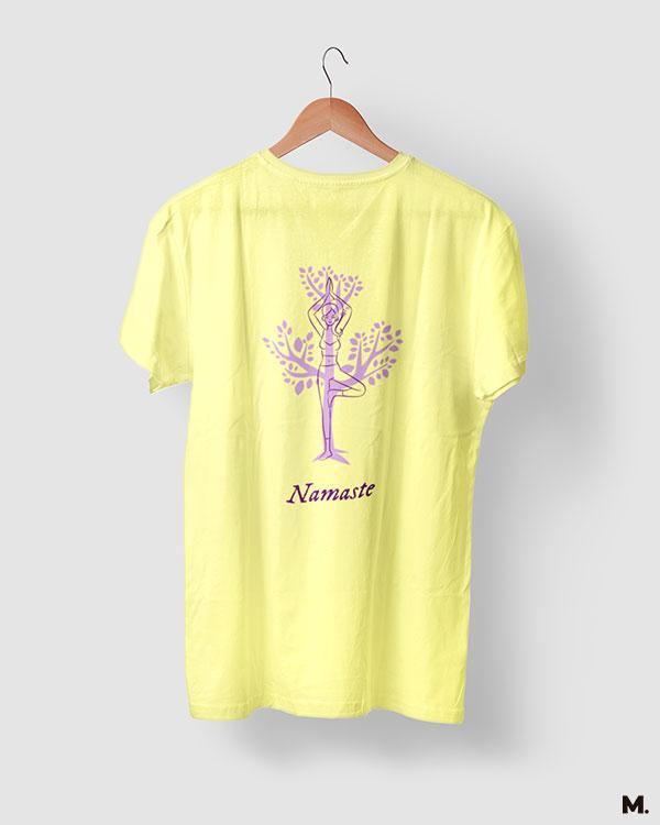 printed t shirts - Namaste yoga - MUSELOT