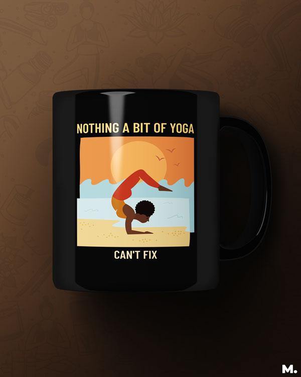Printed mugs - Yoga can fix it all - MUSELOT