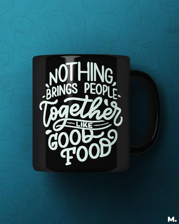 Printed mugs - Good food brings us together - MUSELOT
