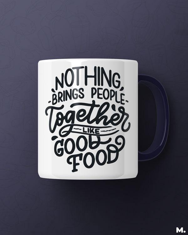 Printed mugs - Good food brings us together - MUSELOT
