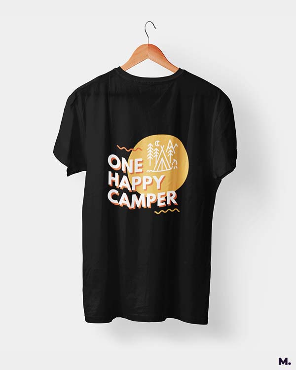 One happy camper printed t shirts