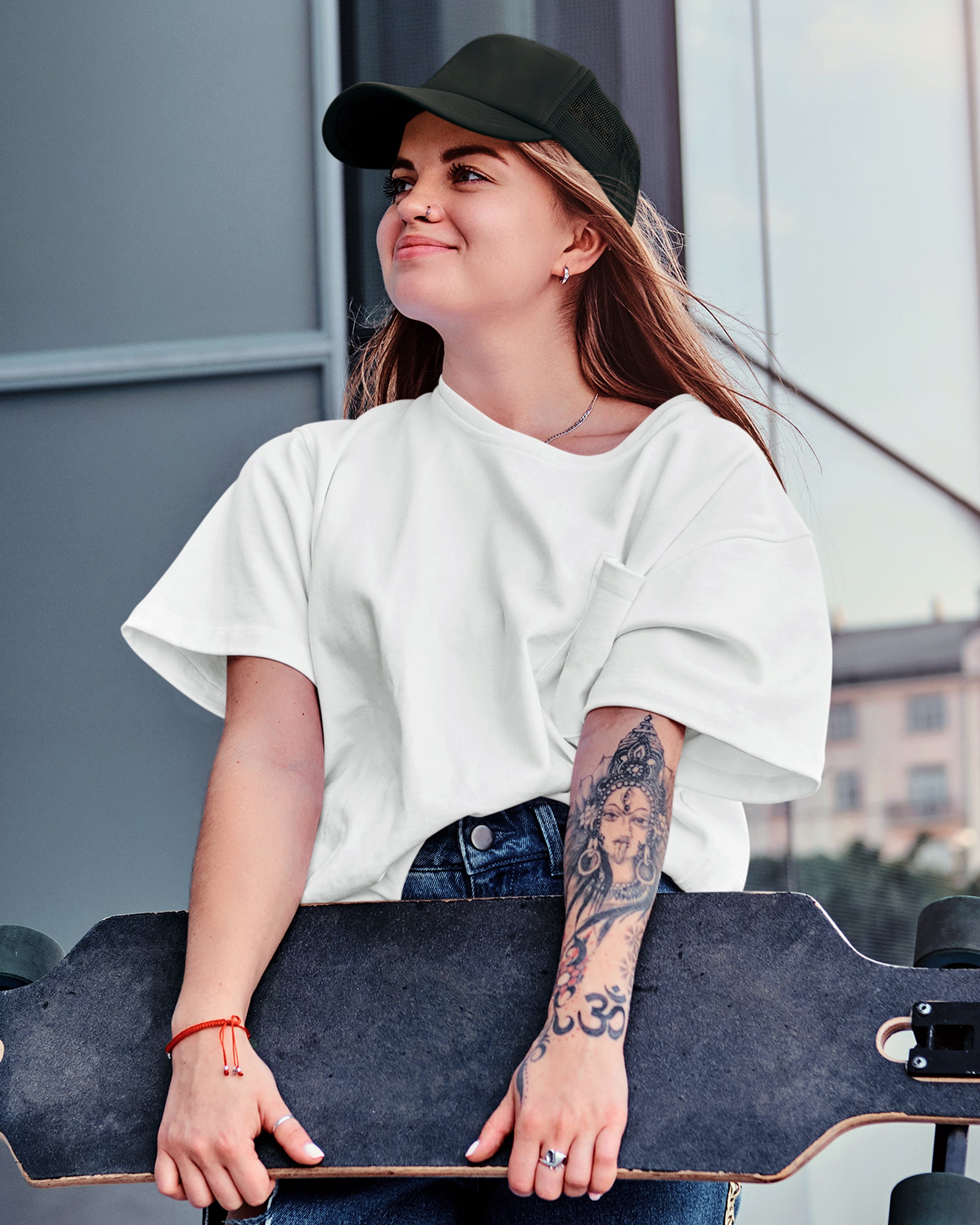 Shop white oversized t shirt for perfect streetwear look Muselot