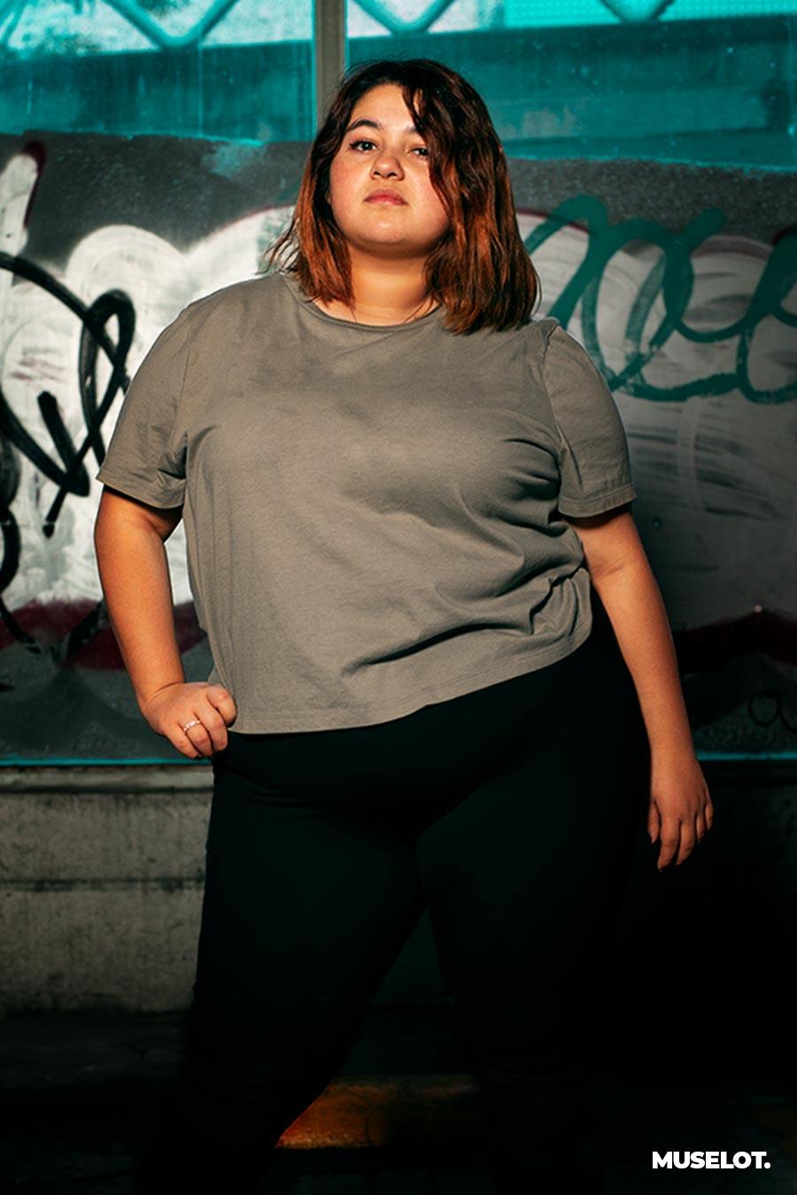 Unisex plus size t shirts in dark solid colors, XL - 5XL