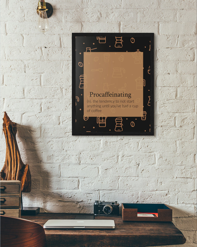 Procaffeinating printed posters for coffee lovers - Muselot