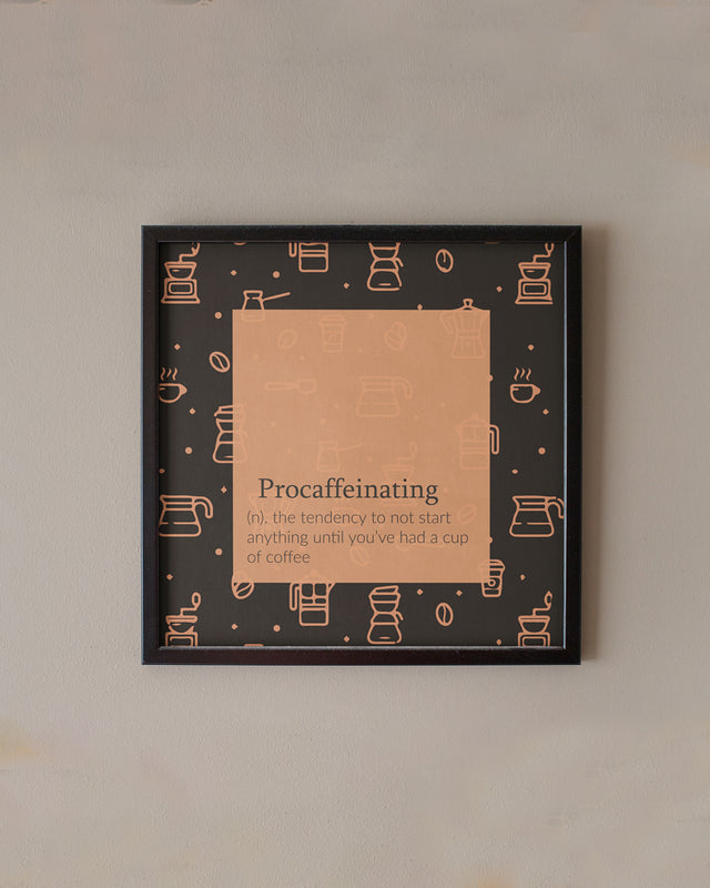 Procaffeinating printed posters for coffee lovers - Muselot