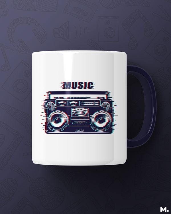 Printed mugs - Retro music - MUSELOT