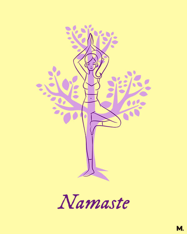 Funny Yoga Art for Women and Men, Namaste Flexible Pose Light' Men's  T-Shirt