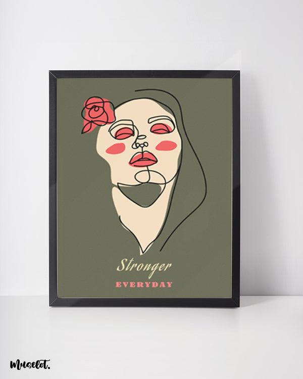 Strong everyday modern art illustrated poster - Muselot