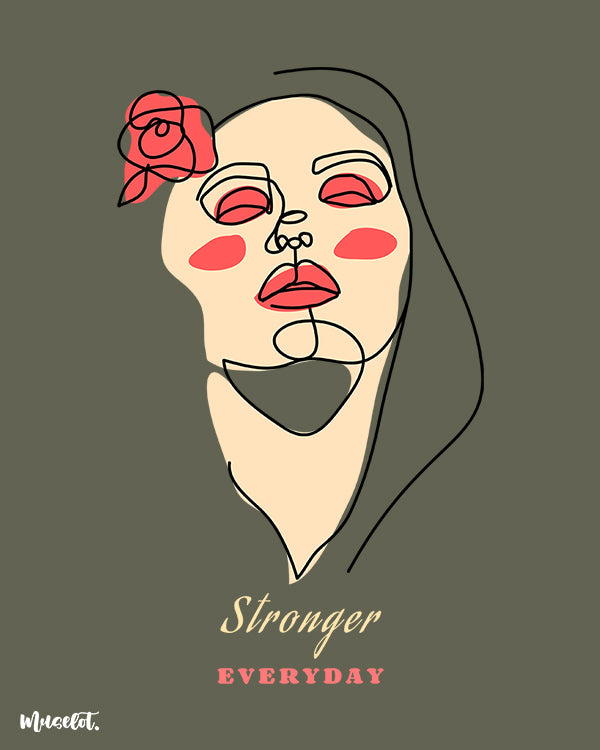 Strong everyday modern art illustrated poster - Muselot