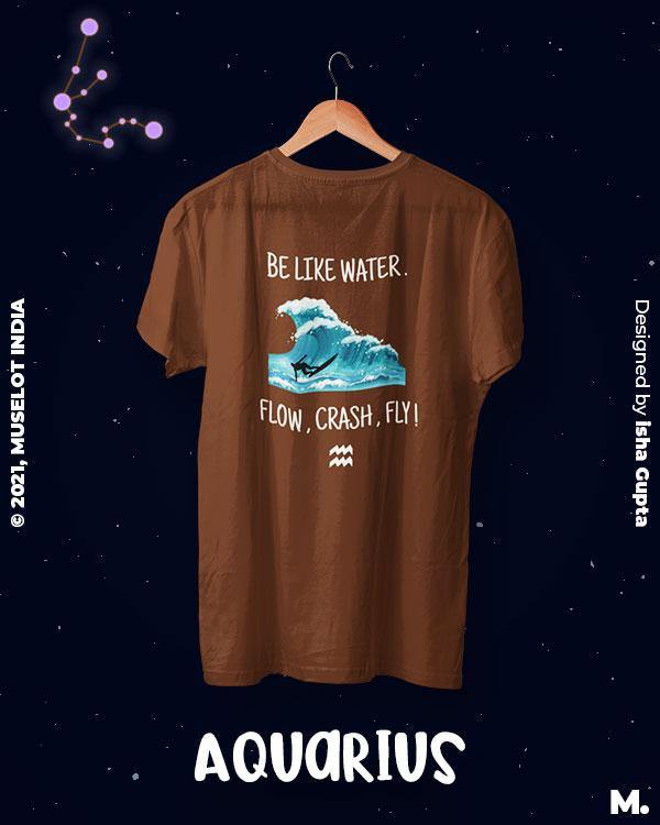 printed t shirts - The adaptable aquarian - MUSELOT