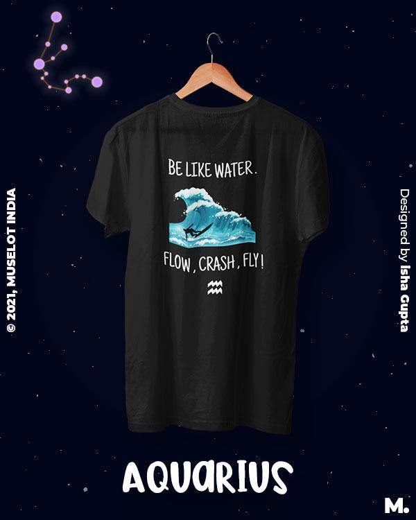 printed t shirts - The adaptable aquarian - MUSELOT
