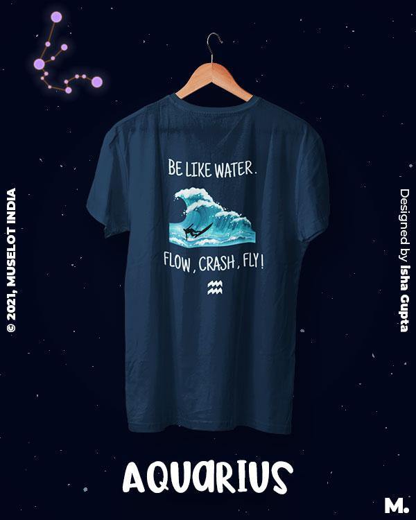 printed t shirts - The adaptable aquarian - MUSELOT