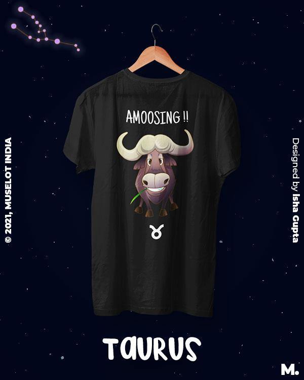 printed t shirts - The amusing taurus - MUSELOT