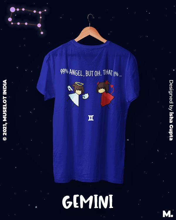 printed t shirts - The mysterious gemini - MUSELOT
