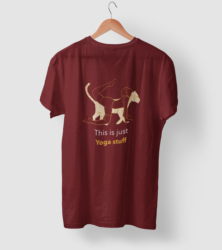 printed t shirts - This is just yoga stuff  - MUSELOT