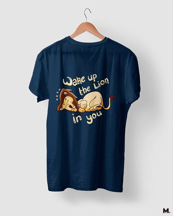 printed t shirts - Wake up the lion in you - MUSELOT