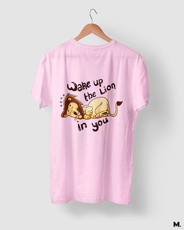 printed t shirts - Wake up the lion in you - MUSELOT