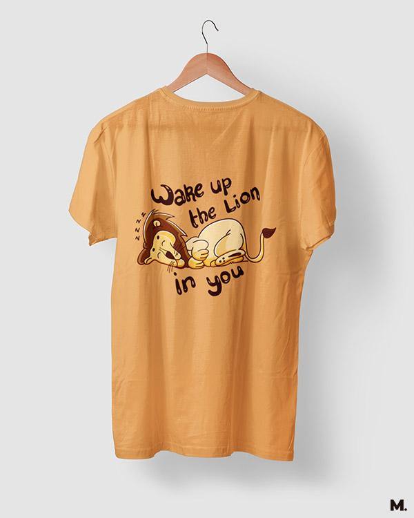printed t shirts - Wake up the lion in you - MUSELOT