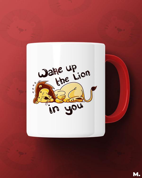 Printed mugs - Wake up the lion in you - MUSELOT