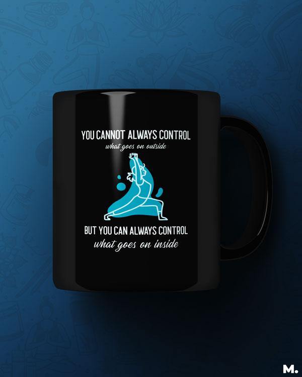 Printed mugs - You can control innerself - MUSELOT