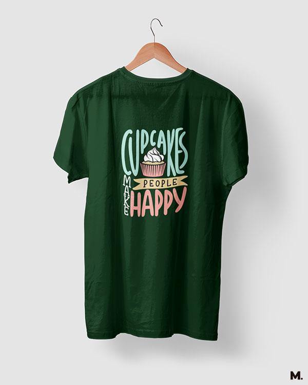 printed t shirts - Cupcakes make people happy - MUSELOT