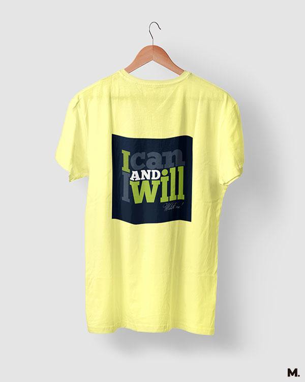printed t shirts - I can and I will - MUSELOT