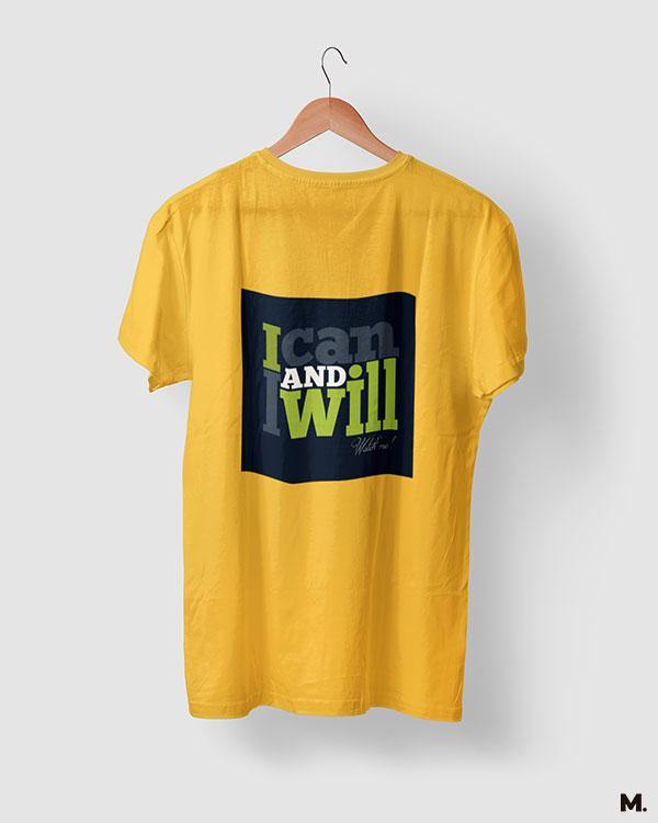 printed t shirts - I can and I will - MUSELOT