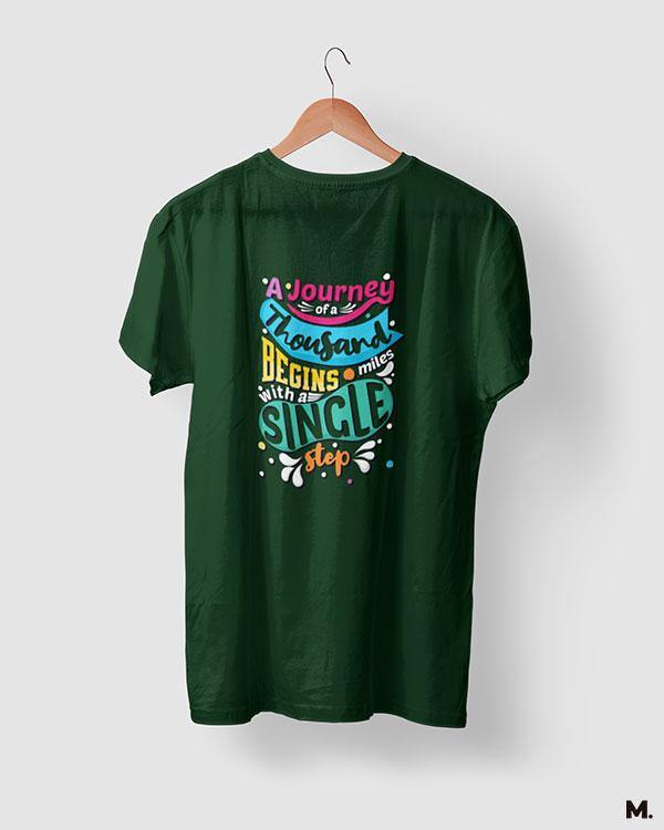 printed t shirts - Journey of 1000 miles - MUSELOT
