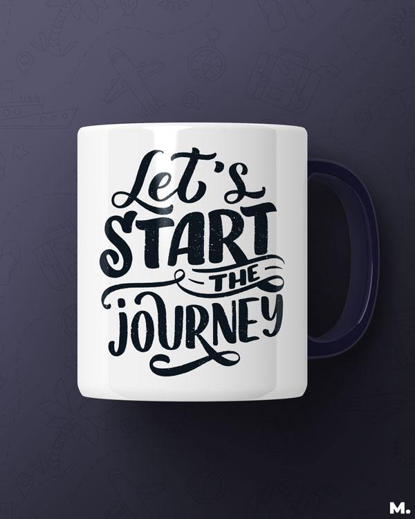 Printed mugs - Let's start the journey - MUSELOT