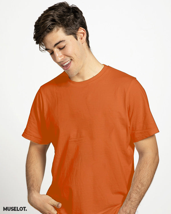 Cotton Shirt Orange Casual Shirts Casual Shirts Orange Half Sleeve