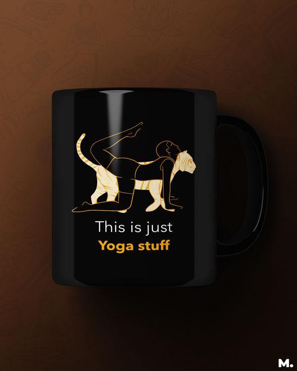 Printed mugs for yoga lovers, This is yoga stuff