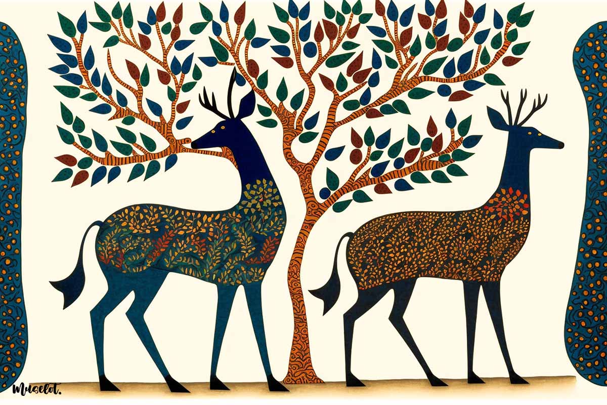 Indian artforms - 21 traditional folk art painting styles 