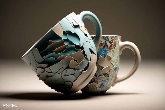 15 tips to recycle and creatively use the broken mugs 