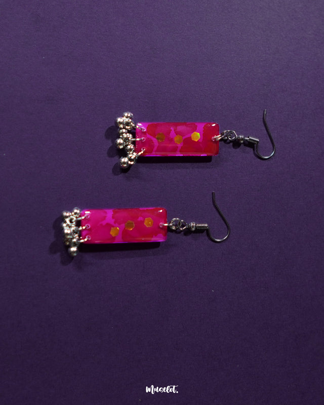 Drop earrings elegantly displayed, highlighting their intricate details and timeless charm – Muselot
