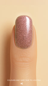 ‘Dusty Rose’ Glitter Nail Stickies