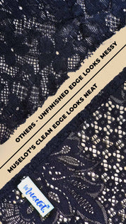 Lacy Mockers Pack of 3 – Black, White, Maroon
