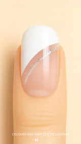 'Moonlit Wave' French Tip Nail Stickies