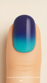 'Ocean Dip' Ombre Nail Stickies