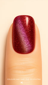 'Romantic Ruby' Cat Eye Nail Stickies