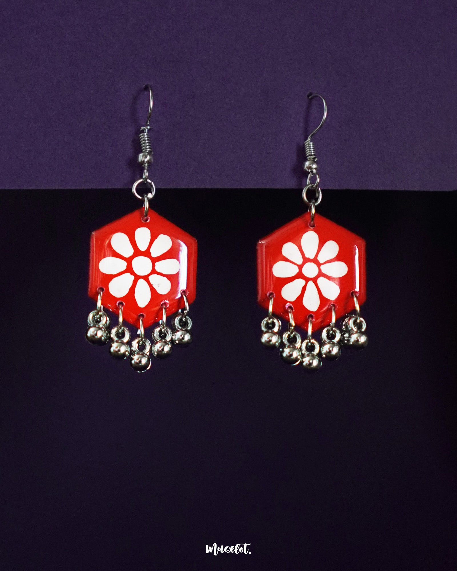 Surkhabi_red_floral_hook_earrings_Muselot.jpg