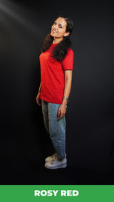 Unisex Rosy Red T shirt