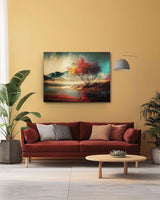 Dreamy reflection modern canvas art