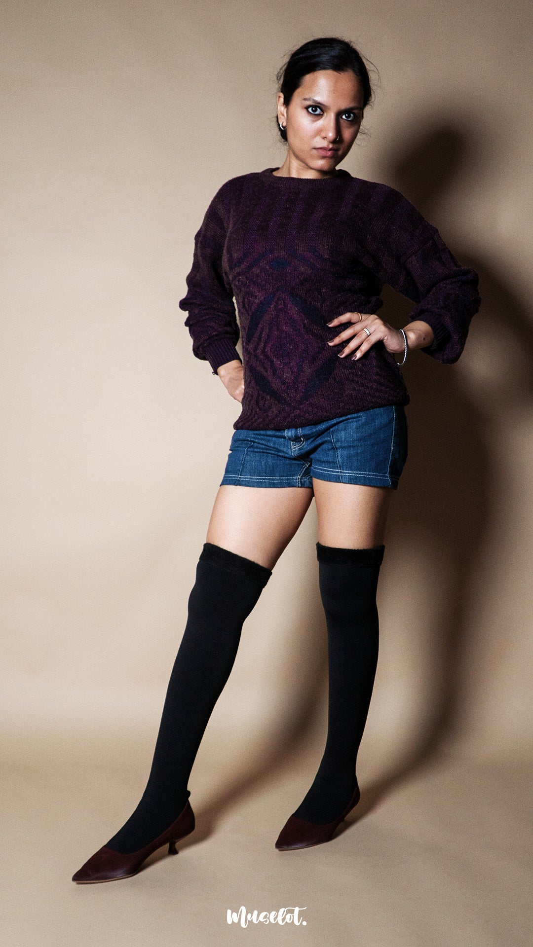 Knee-High Furry Warm Socks