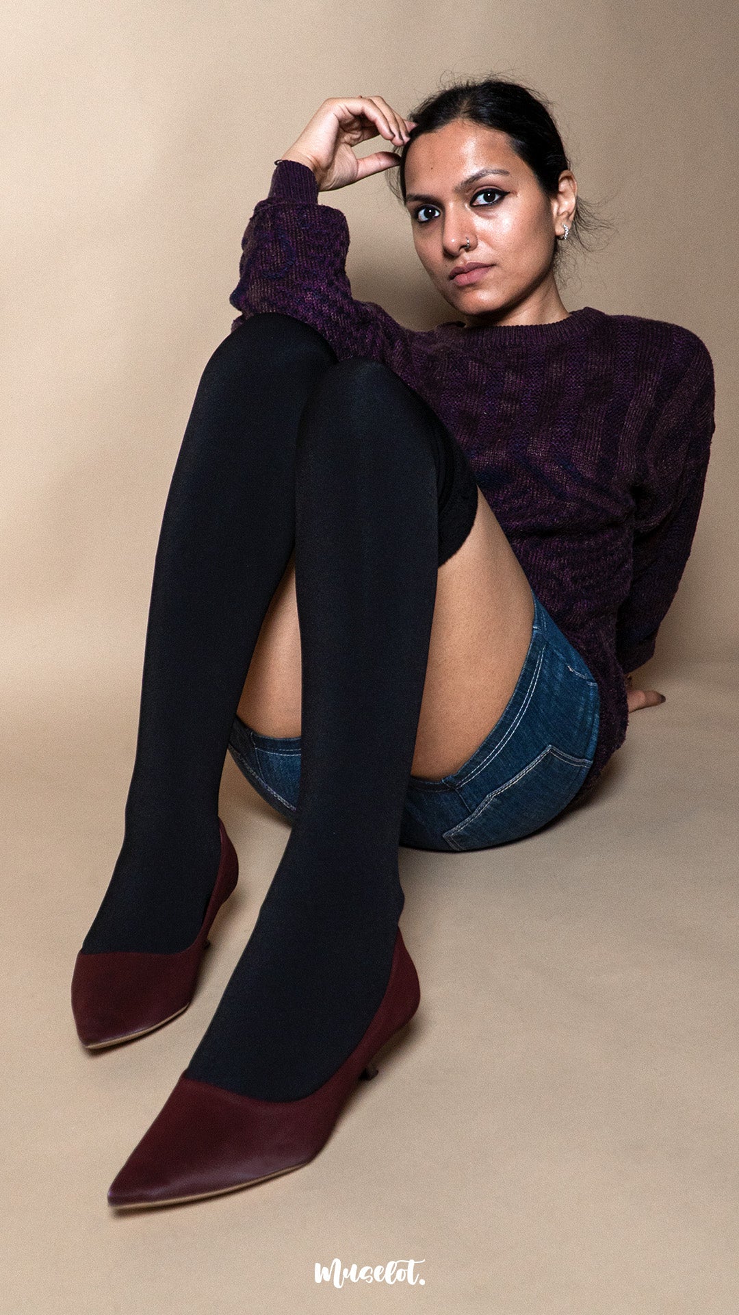 Knee-High Furry Warm Socks