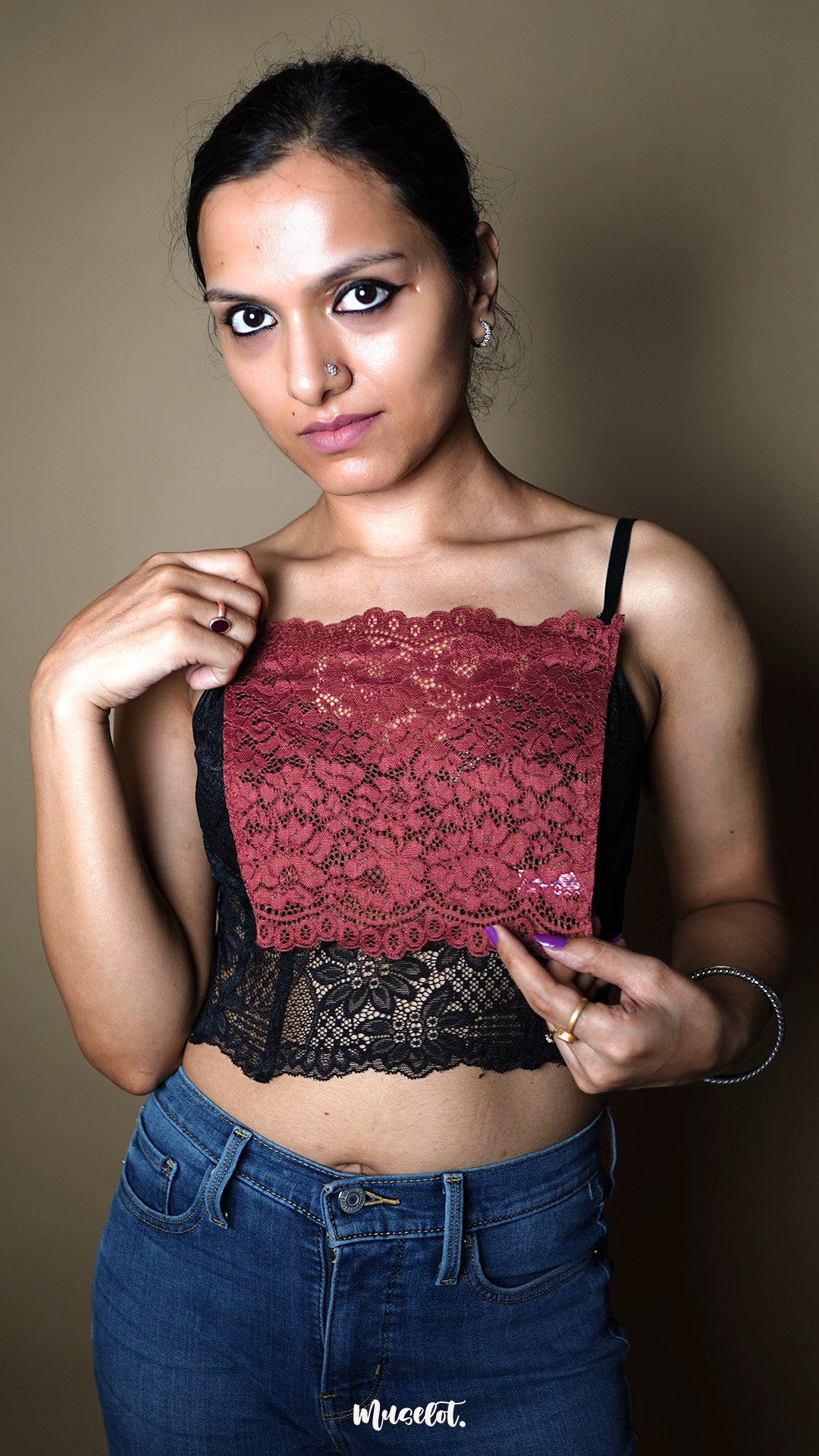 Berry Burgundy - Lace Mockers