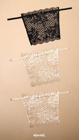 Lacy Mockers Pack of 3 – Black, Beige, Beige