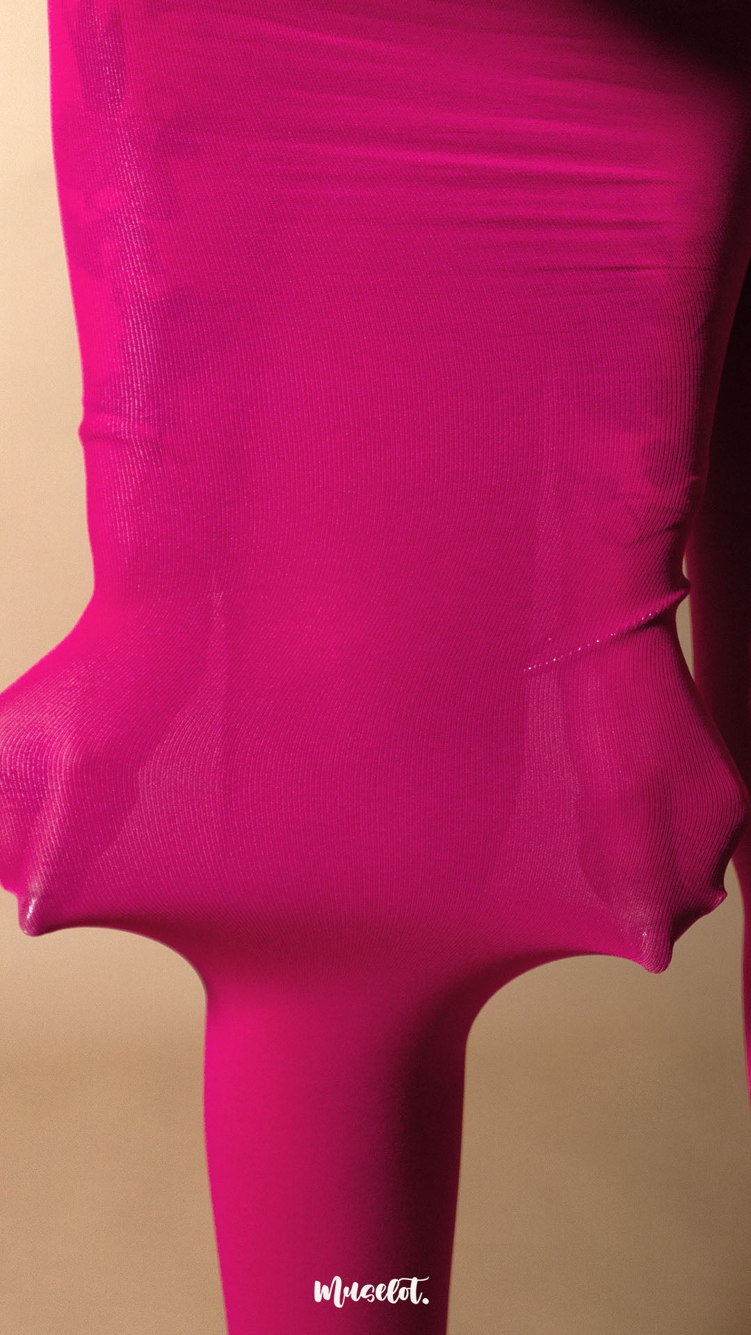 Semi Opaque Tear Proof Hot Pink Stockings