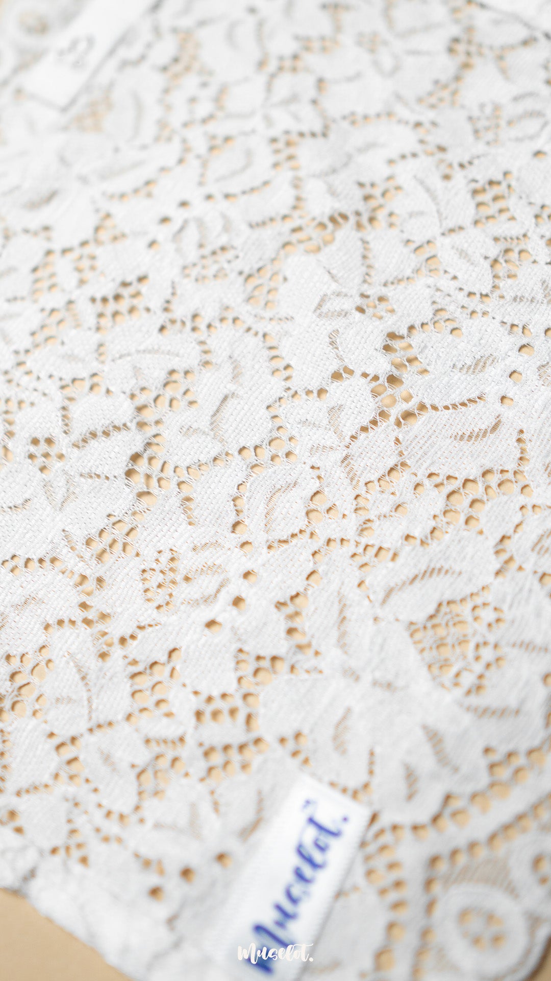Milky Bar White - Lace Mockers