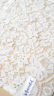 Milky Bar White - Lace Mockers
